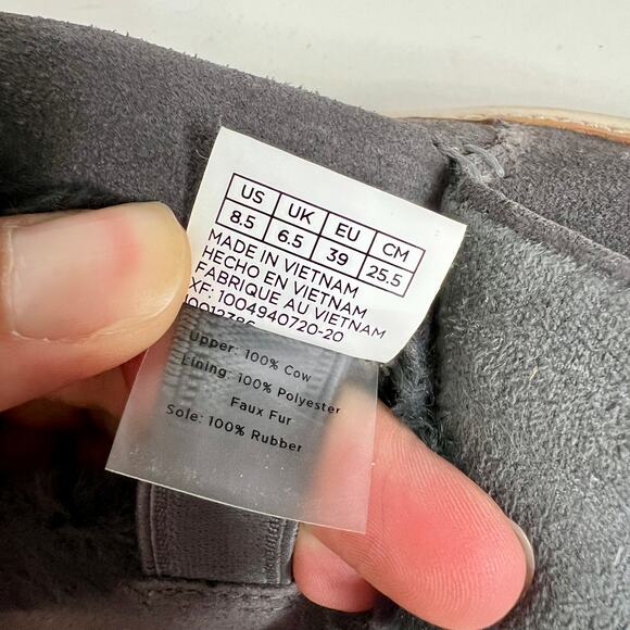 Toms Paxton Grey Suede Slip On Sneaker Shoe Size 8.5 - Picture 7 of 10